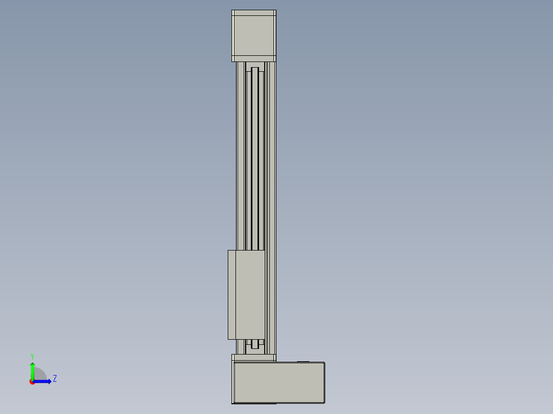 欧规系列-GB8-L96-S350-BLD-P40-MS3左视图