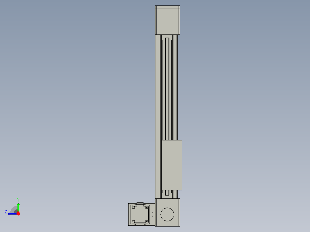 欧规系列-GB8-L96-S350-BLD-P40-MS3右视图