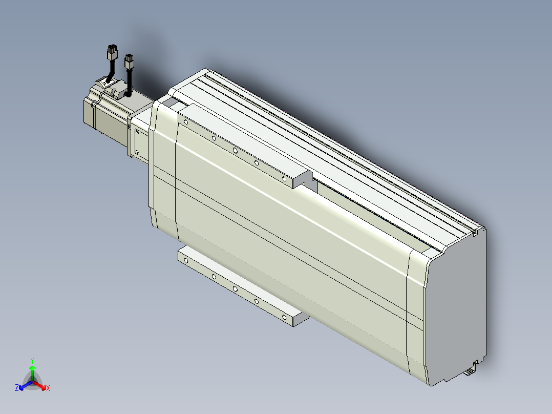 VF丝杆传动-一般环境VF27-Lxx-C-S250-BC-ZP75-C3正等轴测图