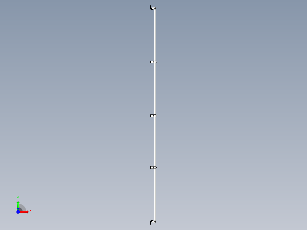 基恩士SL-JB223_side-mount_kc图纸模型前视图