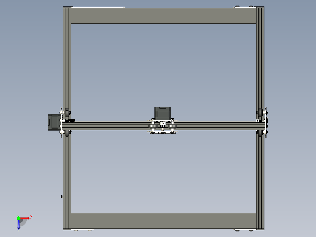 Atomstack A5 3d打印机2 (2)俯视图