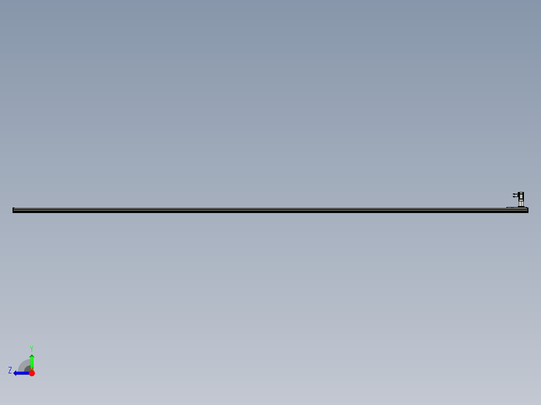 东锦齿条传动DH175G-L167-S7600-BU-减速机+750W右视图