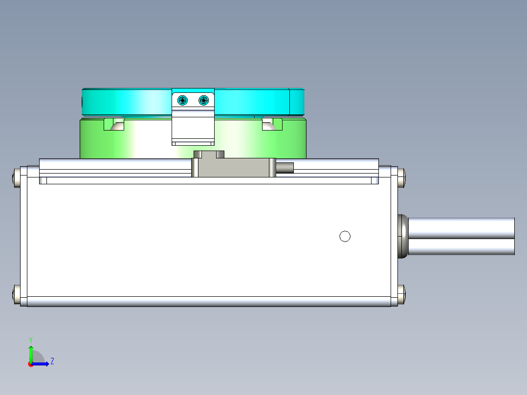 威洛博LNR电动转台LNR30-H-K-S-N左视图