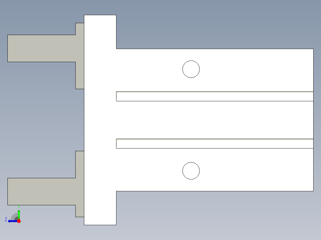 MHZL2-20D2-X4右视图