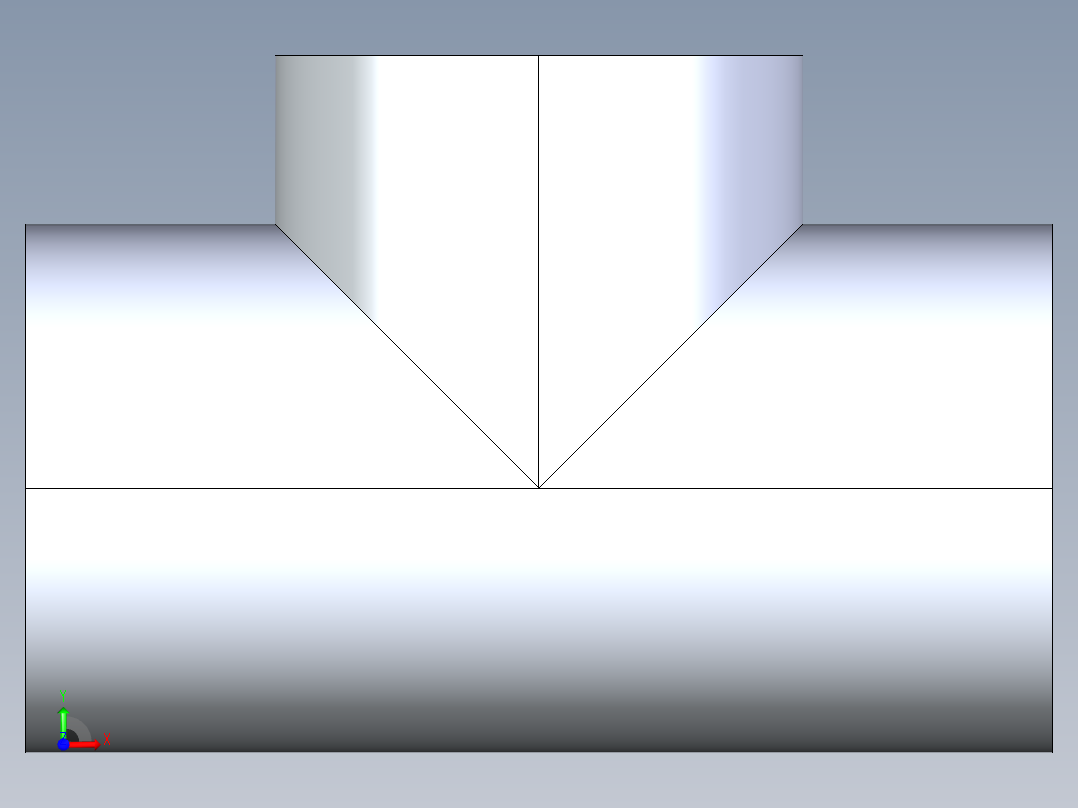 聚氯乙烯配件03-Sch80_Tee_SxSxFPT_802-020_2in前视图