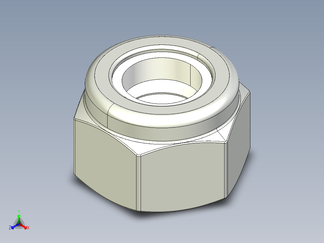 紧固件-IGES 0.3125 Lock Nut