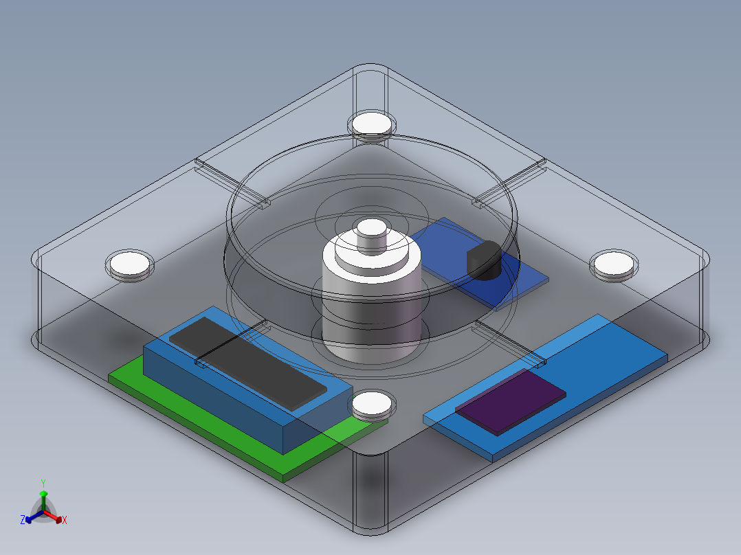 开关正等轴测图