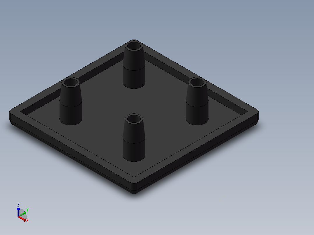 铝型材及其附件4.11.20.4040正等轴测图