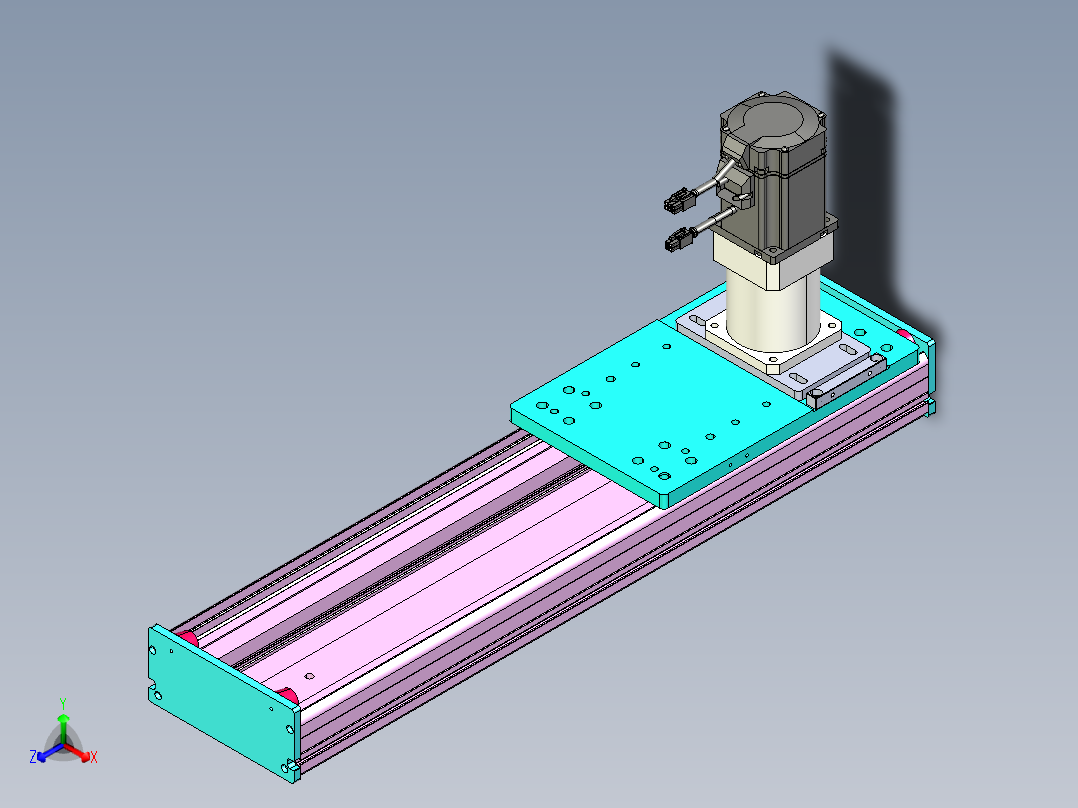东锦齿条传动DH175G-L167-S400-BU-减速机+750W