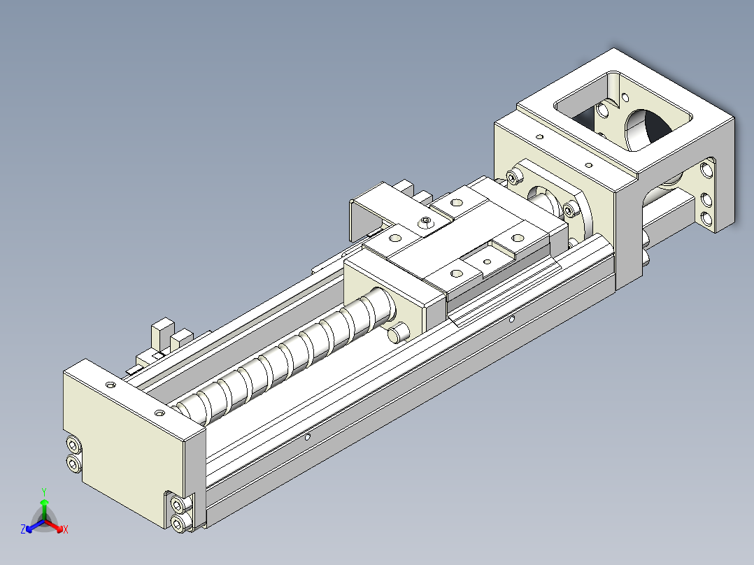 钢基模组-TPA-KSR-6005C-200A1-M-F0S2正等轴测图