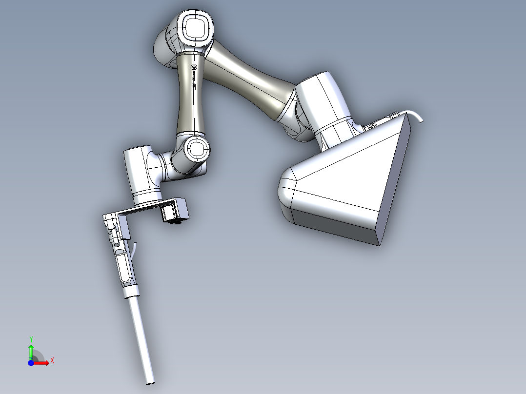 自动清洁机器人前视图