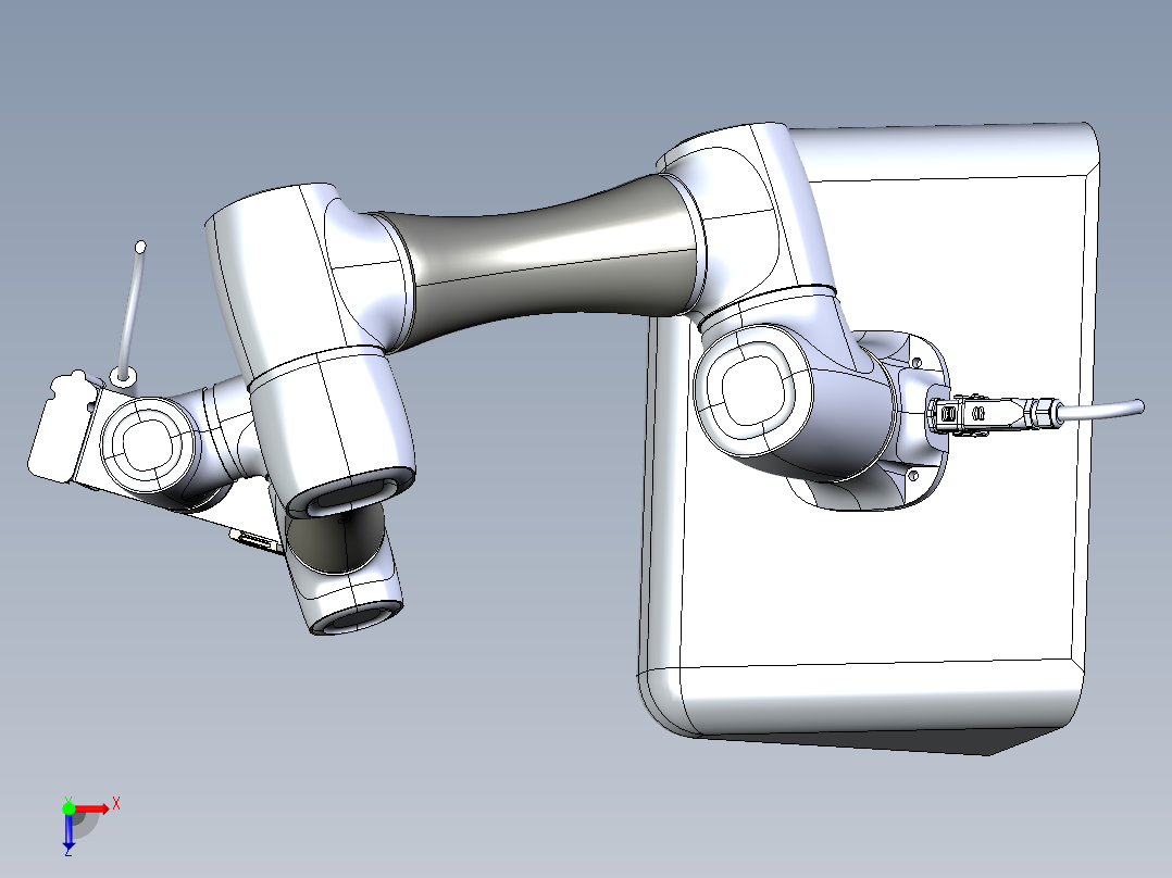 自动清洁机器人俯视图