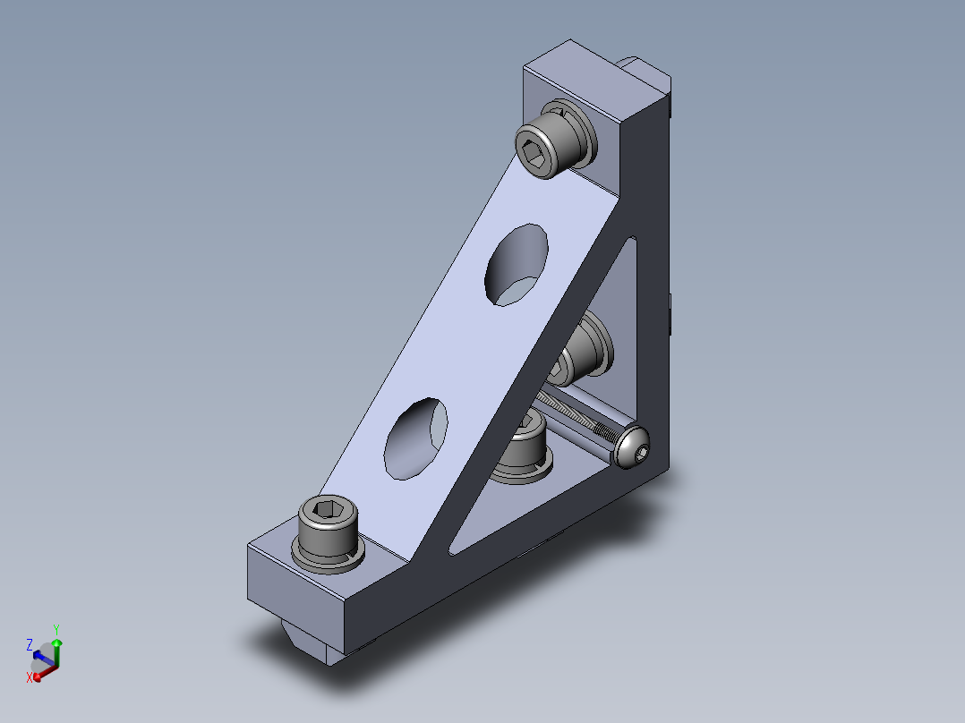 铝型材及其附件3.31.100.40.40.M5.ST正等轴测图