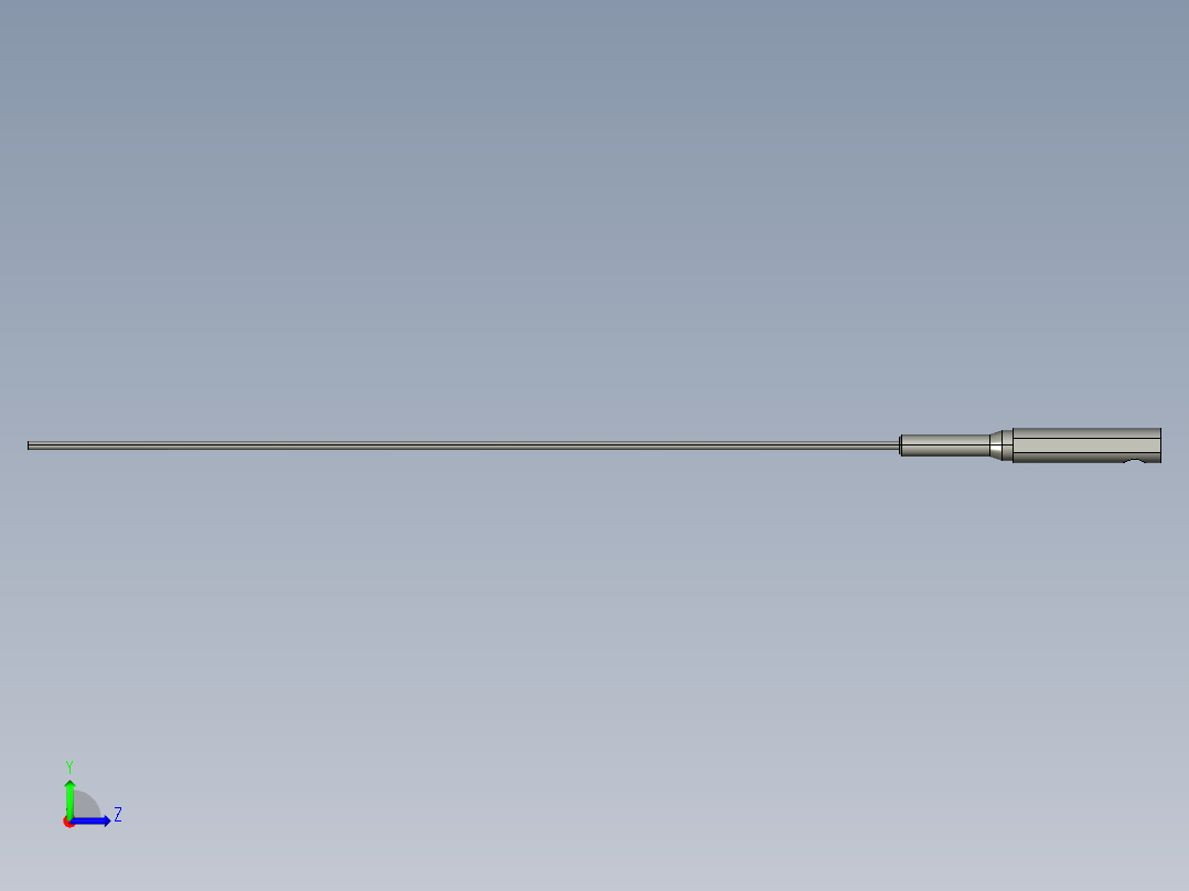 基恩士FU-16Z_kc图纸模型左视图