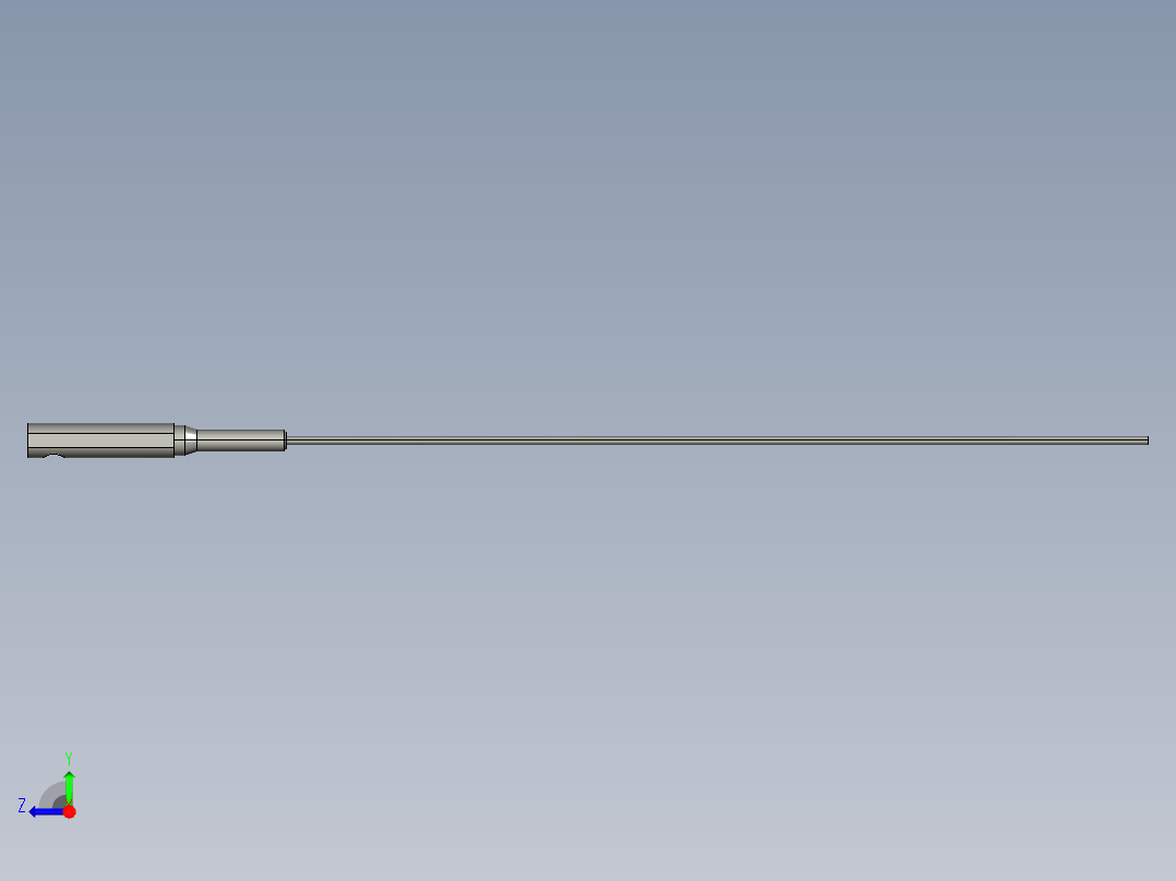 基恩士FU-16Z_kc图纸模型右视图