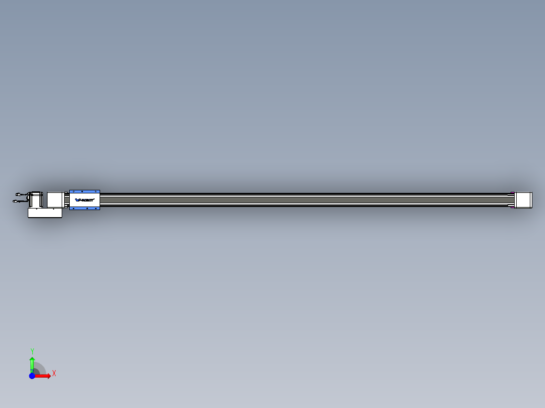 威洛博LB.GB同步带传动--欧规系列GB8-L96-S2400-BL-P75前视图