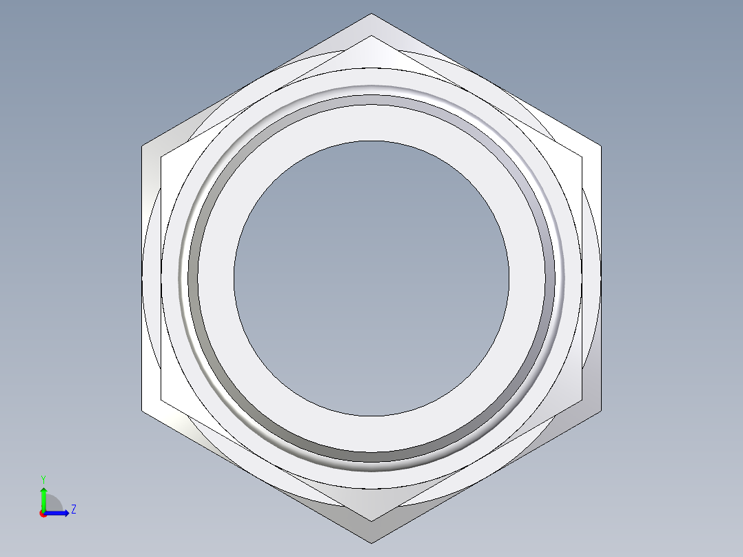 卡套式工业通用硬管接头EO_Male_Stud_connector_GEO42ZLMCF左视图