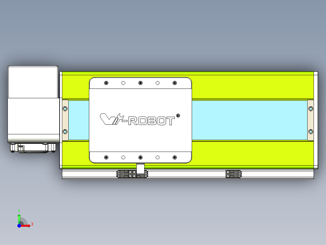 威洛博VBC同步带传动一无尘环境VBC17-L45-S150-BRD-ZP75-C3前视图