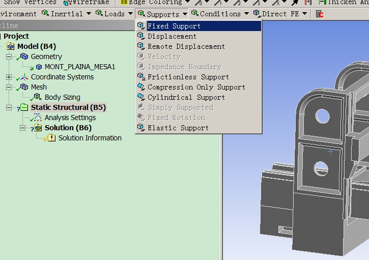 龙门铣床机身有限元论文