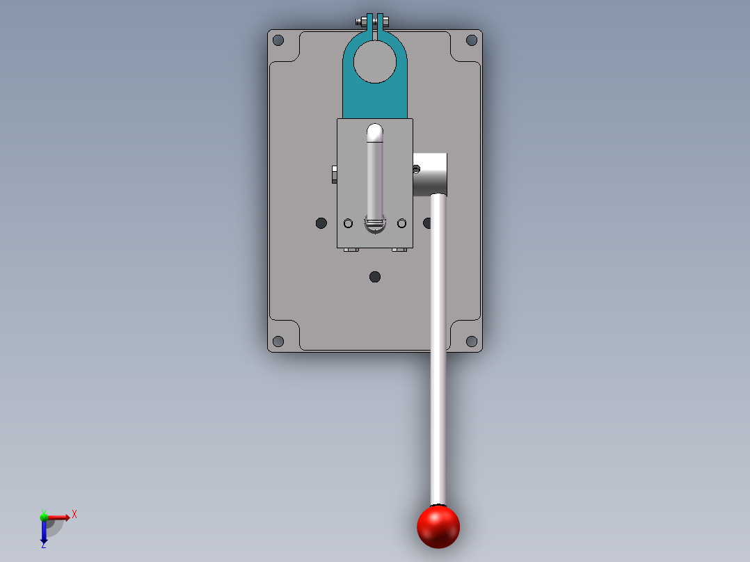 手板压力sw20可编辑俯视图