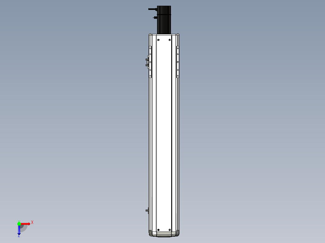 Toyo东佑达直线模组-ETH14-650-BC-200W+煞車俯视图