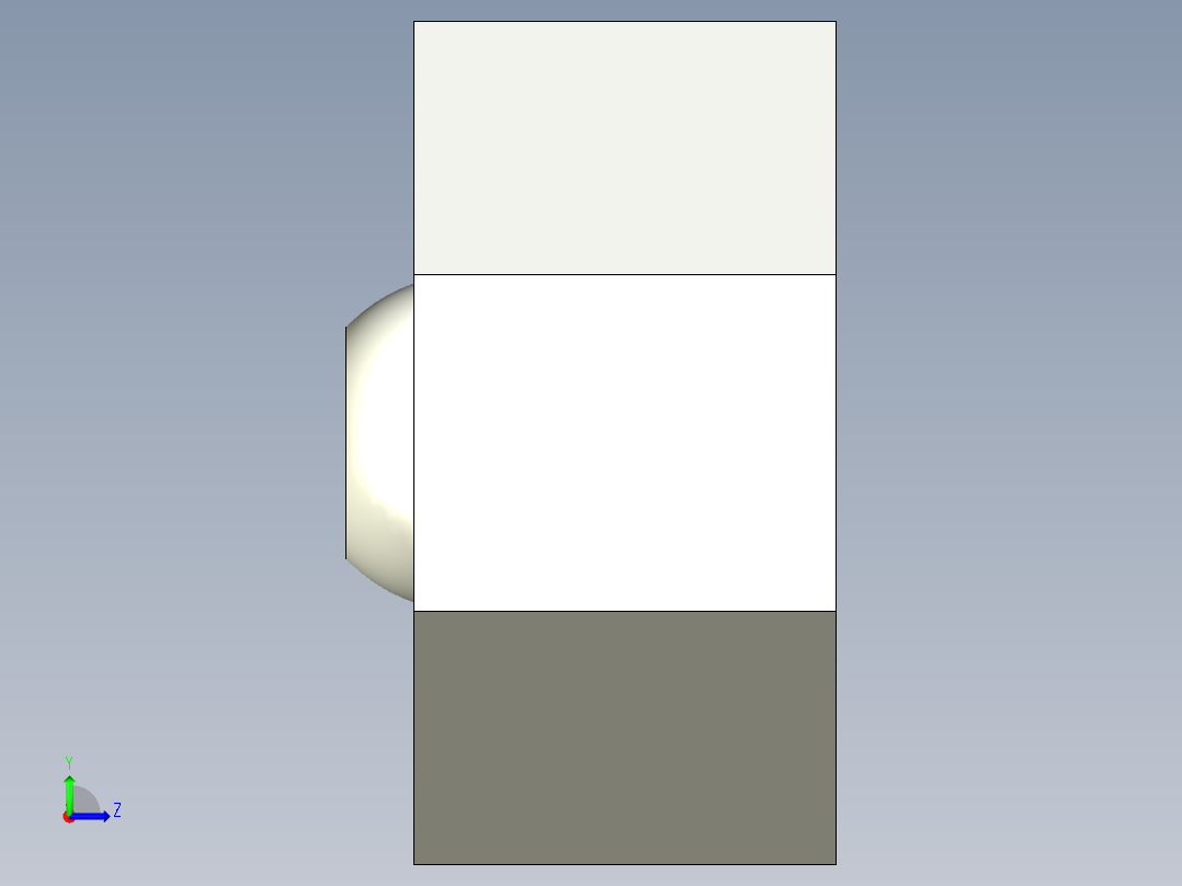 壓板2318(A)-3D多系列多零件图纸模型左视图