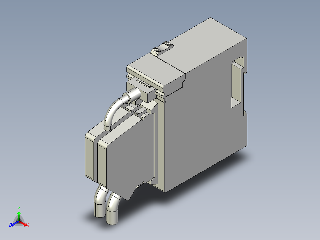 基恩士KV-H40S_H20G_kc图纸模型正等轴测图