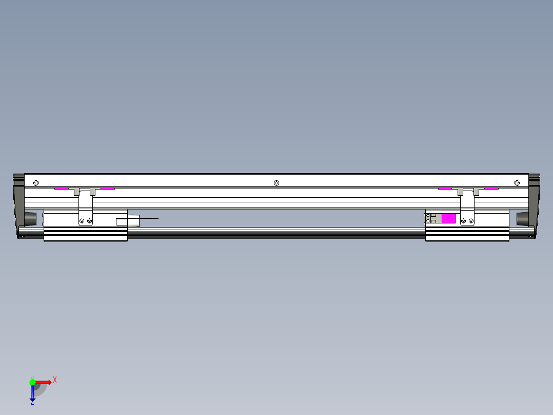 威洛博VL系列3d模型模组2VL17E1Y-S350俯视图