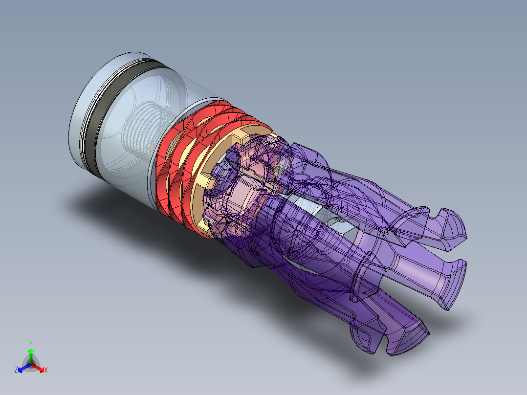 保持器正等轴测图