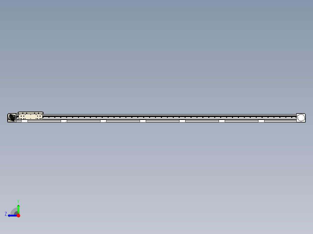 同步带滑台-欧规B8H-L176-S2550-L-ZP40-D3-N5右视图
