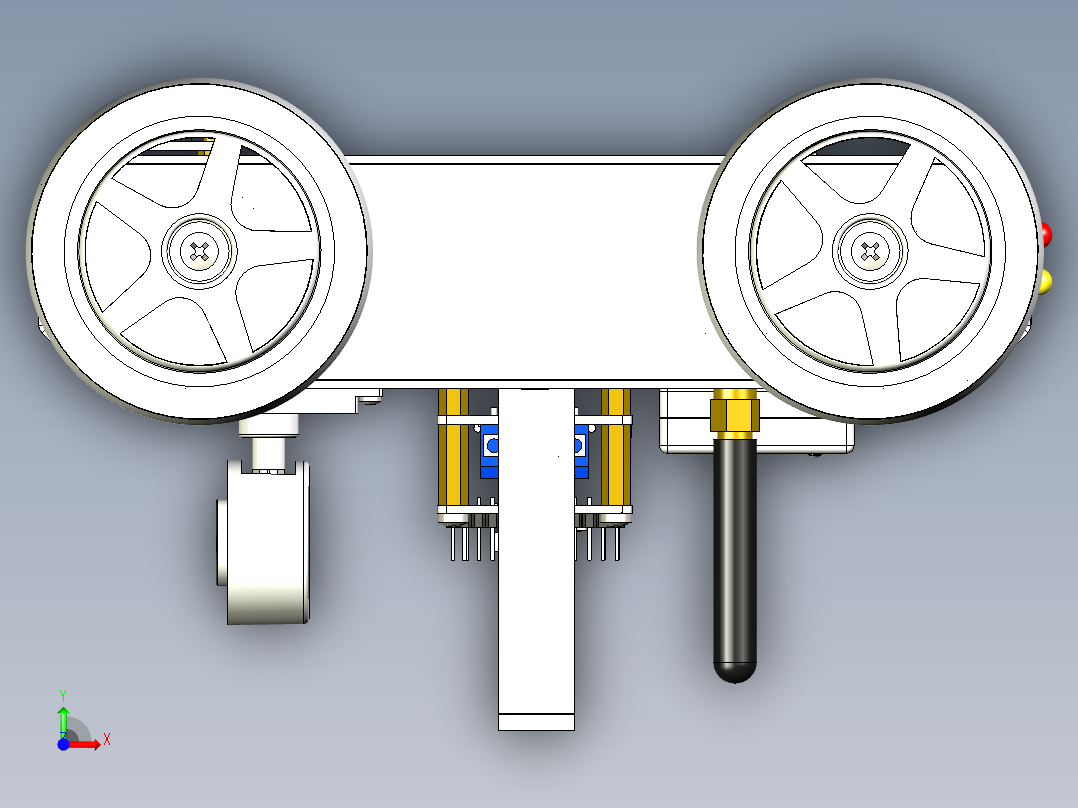 智能机器人巡检避障机器人-935731-46币前视图