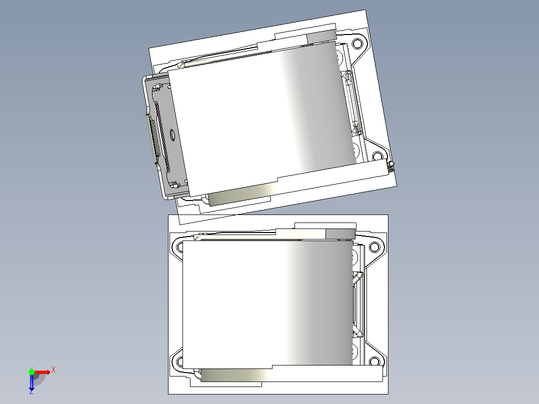 中央处理器插座LGA2011窄ILM俯视图