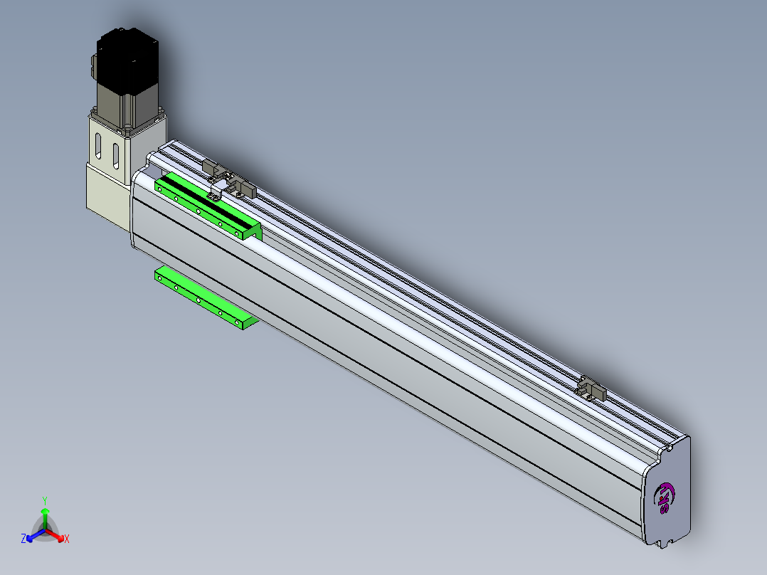 同步带滑台-半封闭B13-L90-S550-R-P40-D3