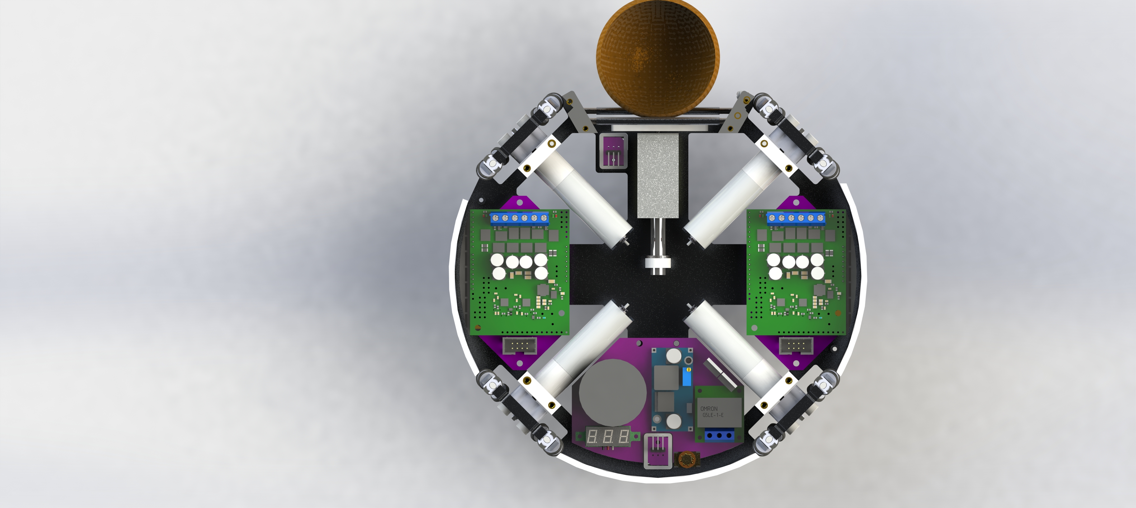 Robocup Junior Robot 2019 soccer机器人车3D图纸 STEP格式