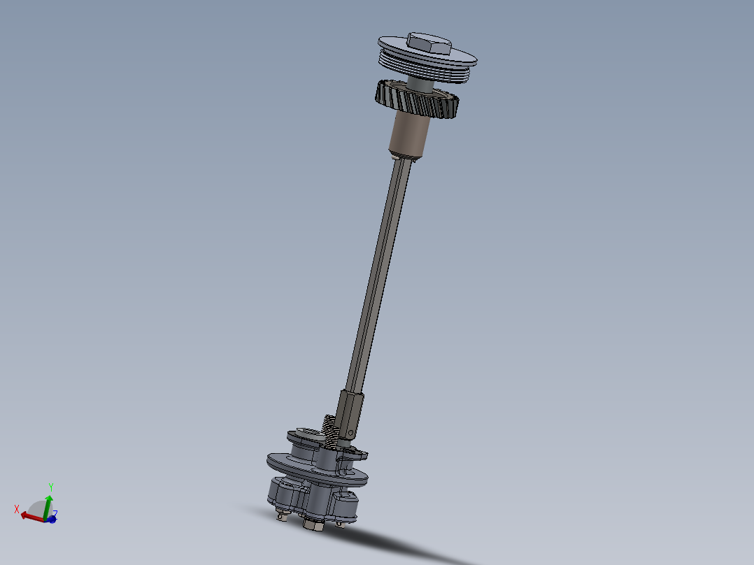 solidworks 摩托车发动机<span style='color: red'>机油泵</span>总成