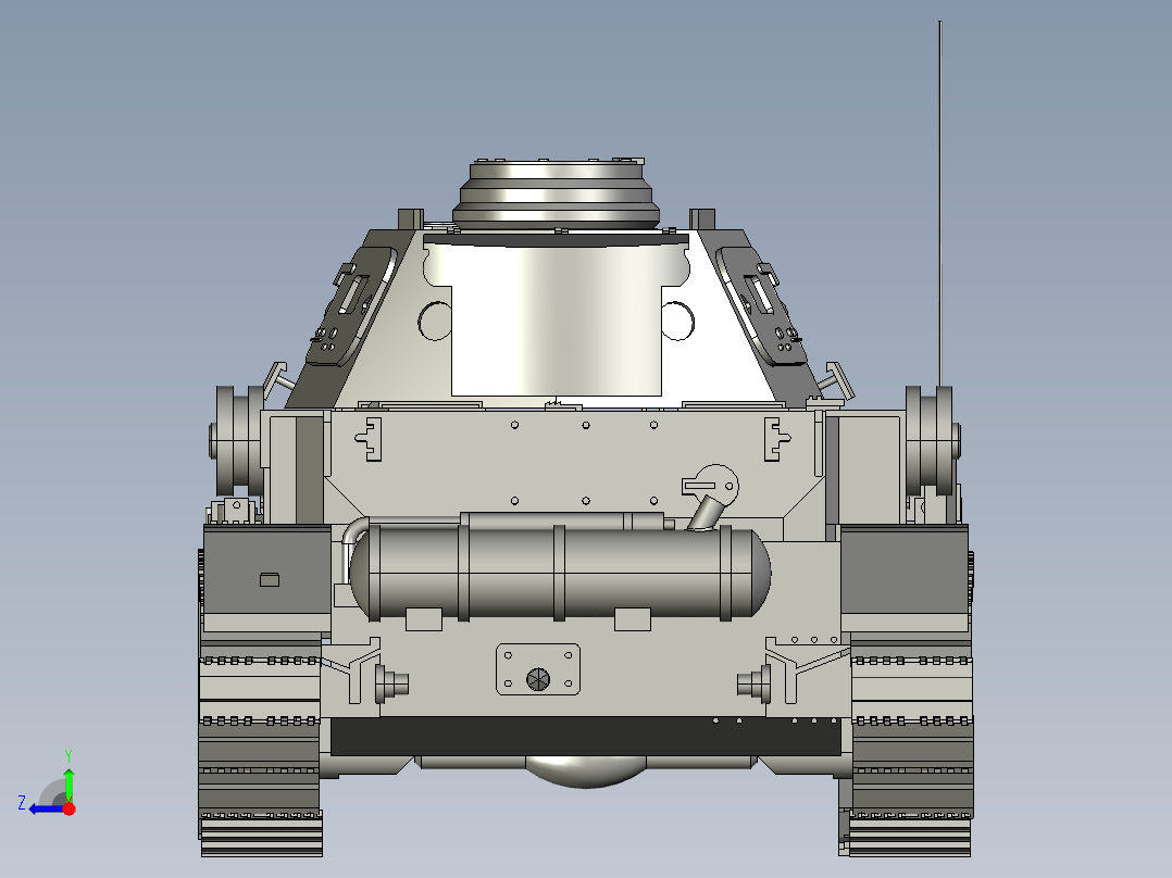 战斗坦克玩具 STP右视图