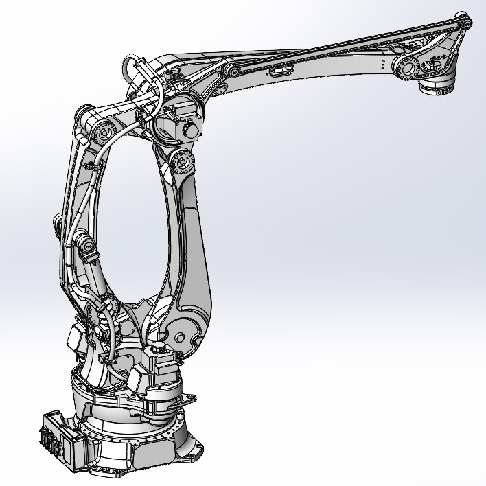 川崎Cp700L四轴工业码垛机器人三维模型资料