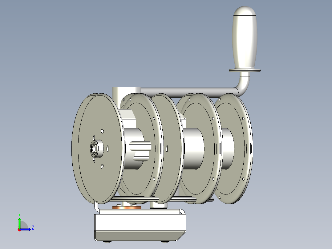 手动绞车3--stp左视图