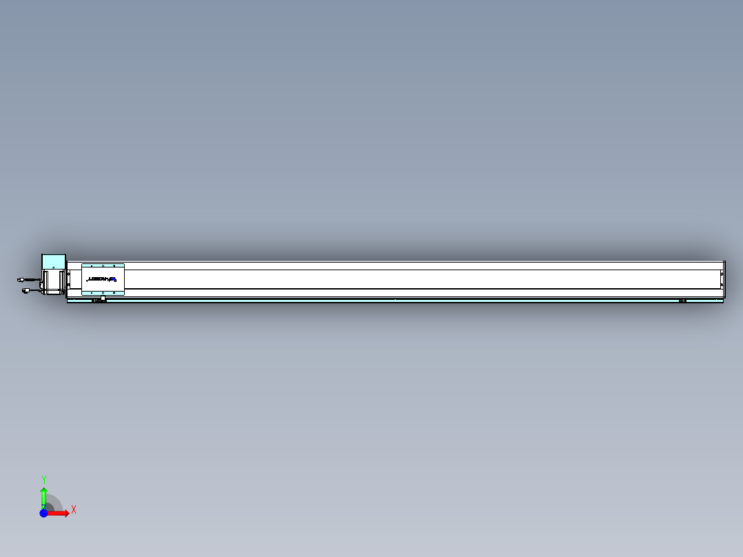 威洛博VBC同步带传动一无尘环境VBC14-L45-S2150-BRU-ZP75-C3前视图