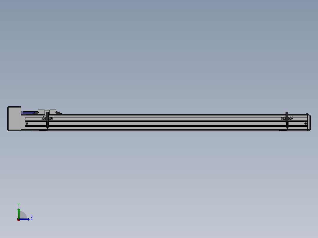 精密模组MY50-T10-600-BR-P10B-C4-C左视图