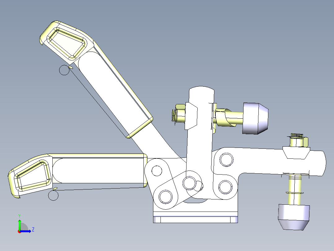 德克斯TUNKERS气缸数模T2-13U左视图