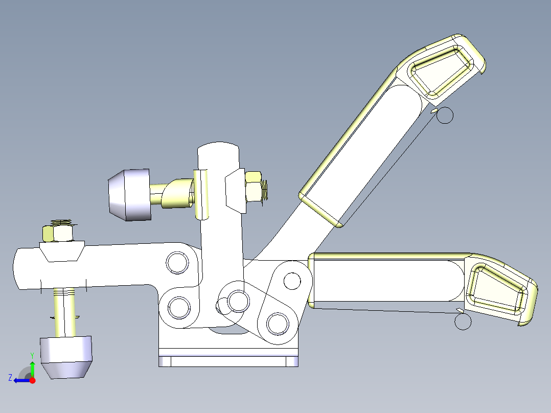德克斯TUNKERS气缸数模T2-13U右视图