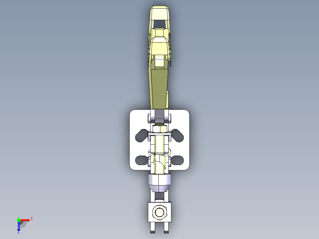 德克斯TUNKERS气缸数模T2-13U俯视图