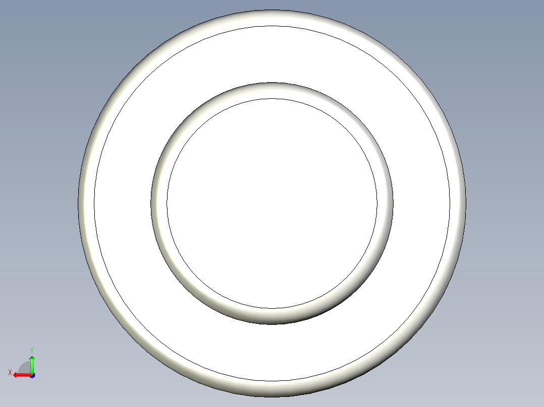 萬向滾珠01-3D多系列多零件图纸模型后视图