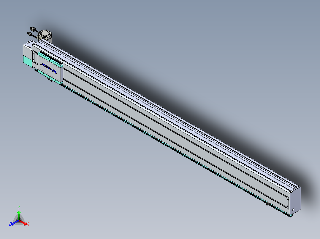 威洛博VBC同步带传动一无尘环境VBC14-L45-S1500-BLD-ZP40-C3正等轴测图