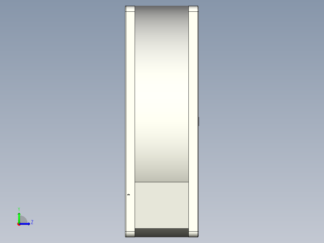 风扇a 12038-RF（120х120х38мм）左视图