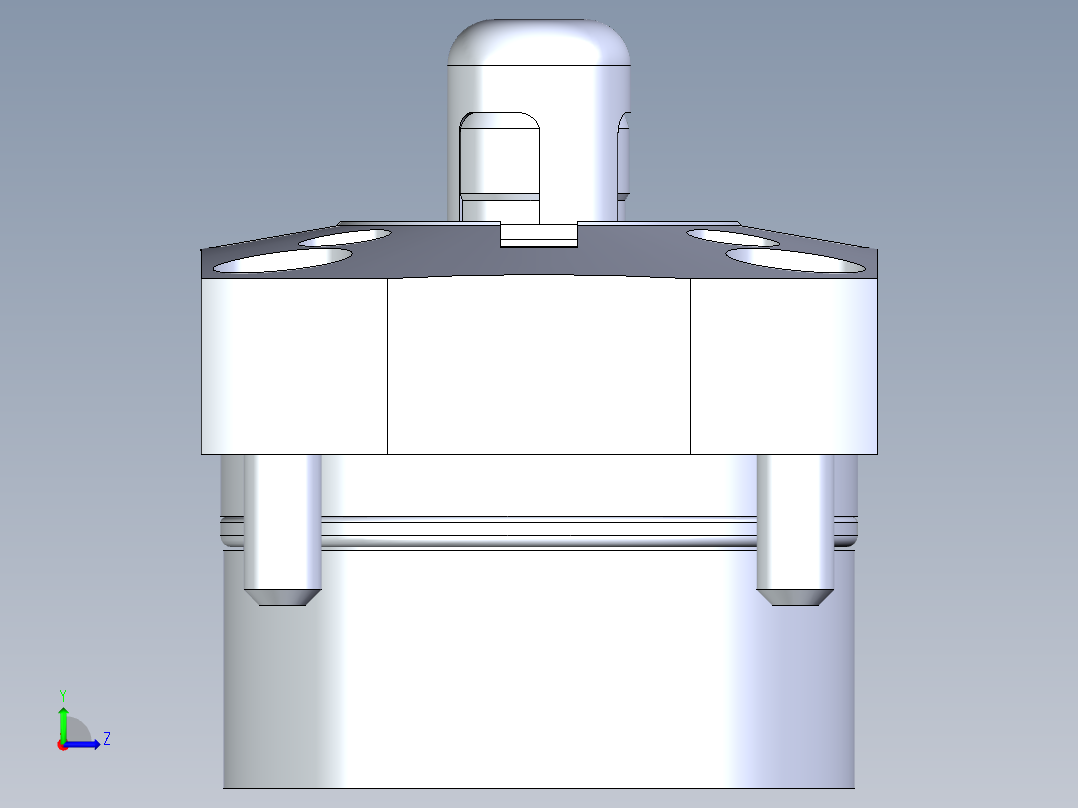 KOSMEKSFK2120-GN多系列多零件图纸模型左视图