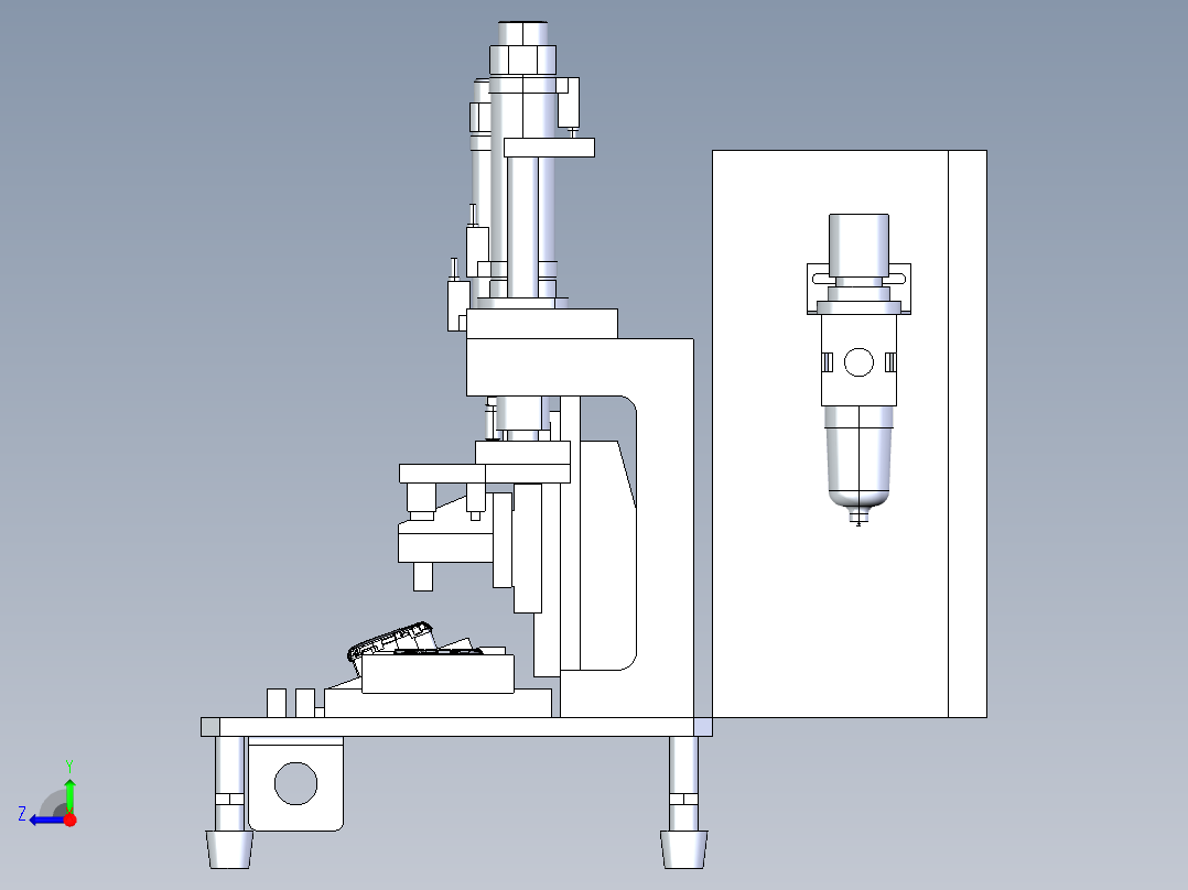 手机壳测试治具2右视图