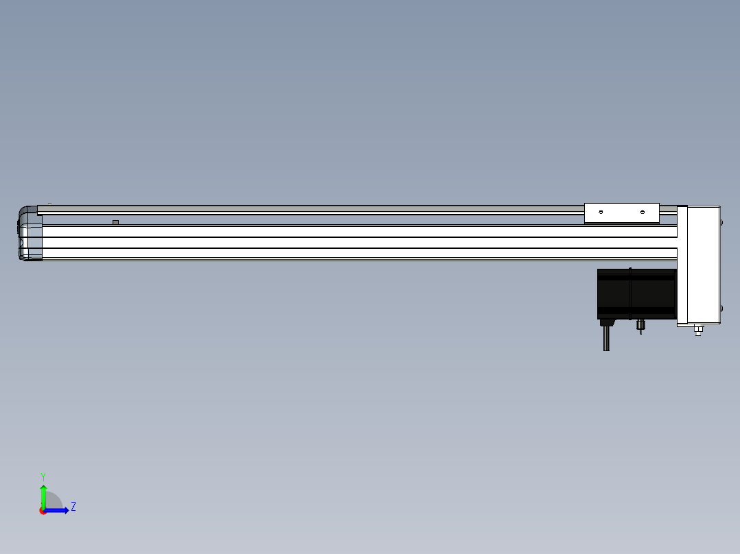 Toyo东佑达直线模组-ETH12-600-BM-200W左视图