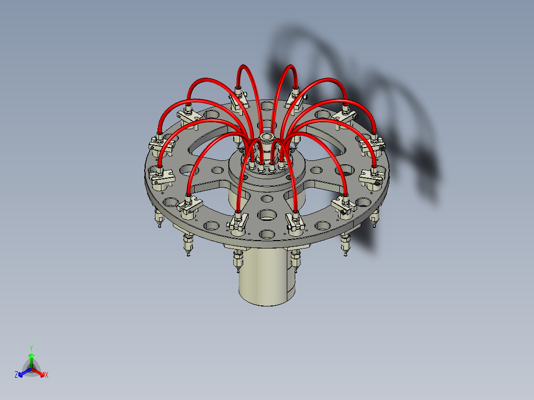 <span style='color: red'>转盘</span>转塔结构图（取料<span style='color: red'>转盘</span>）